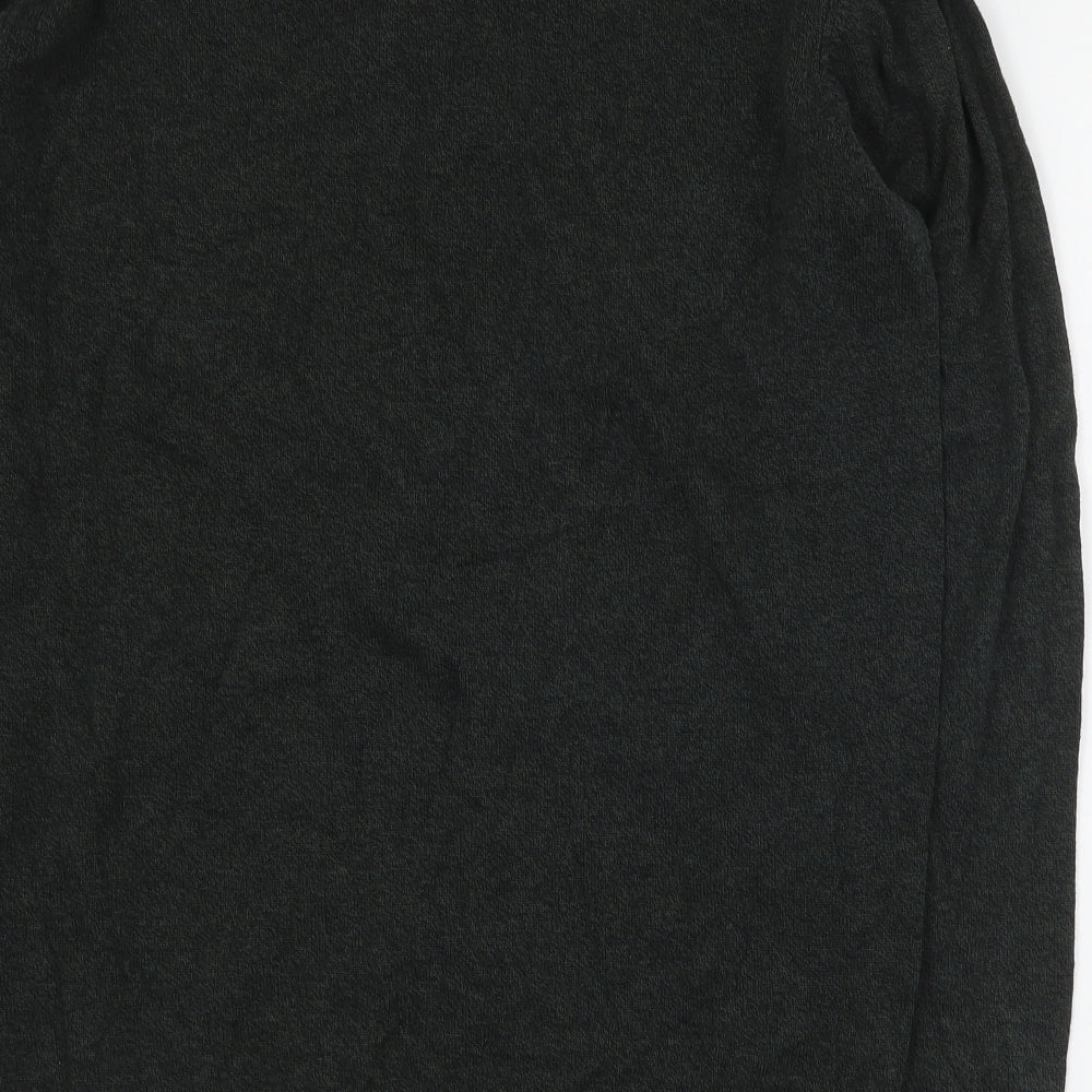 Topman Mens Green Round Neck  Cotton Pullover Jumper Size M