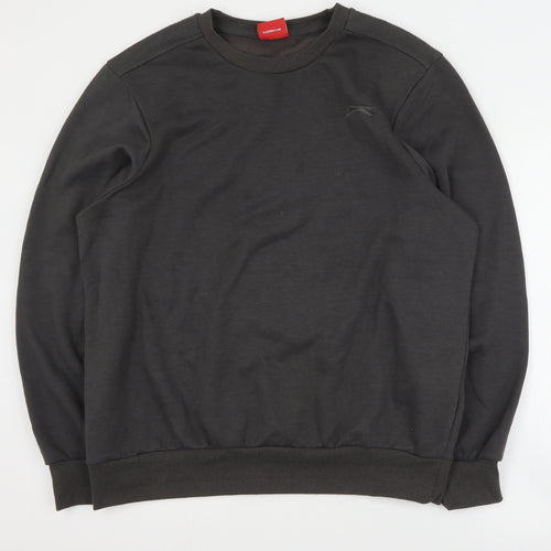 Slazenger Womens Grey  Polyester Pullover Sweatshirt Size L  Pullover