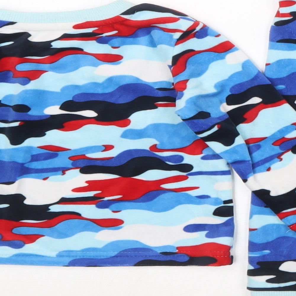 Dunnes Stores Baby Multicoloured Camouflage Polyester Cami Pyjama Set Size 6-9 Months