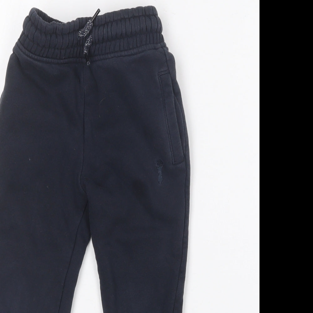 NEXT Boys Blue  Cotton Jogger Trousers Size 3 Years  Regular