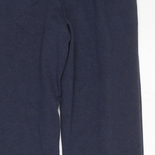 Papaya Womens Blue  Polyester Jogger Trousers Size M L26 in Regular