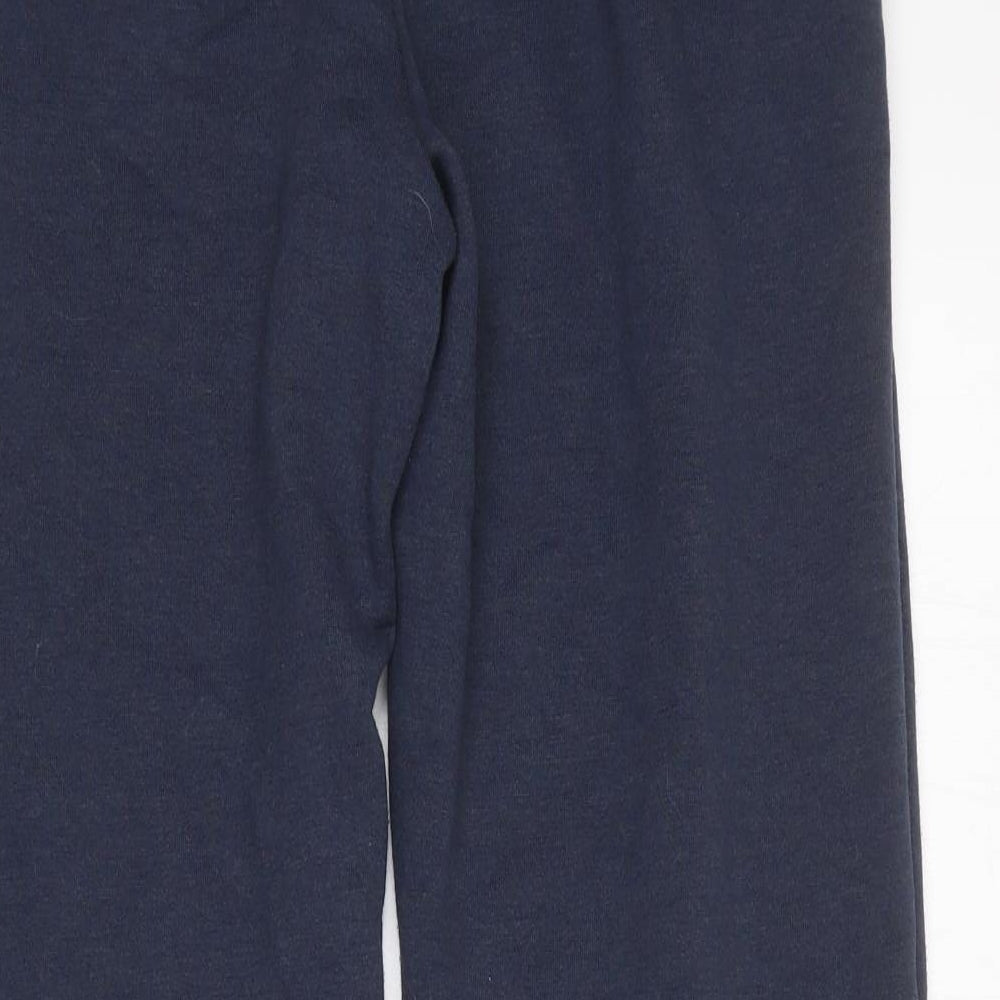 Papaya Womens Blue  Polyester Jogger Trousers Size M L26 in Regular