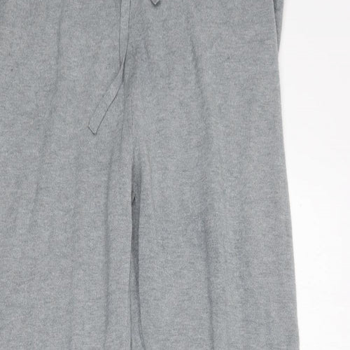 Dunnes Stores Womens Grey  Viscose Jogger Trousers Size M L26 in Regular
