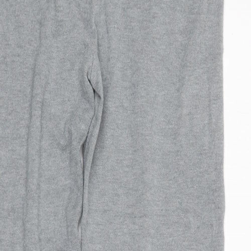 Dunnes Stores Womens Grey  Viscose Jogger Trousers Size M L26 in Regular