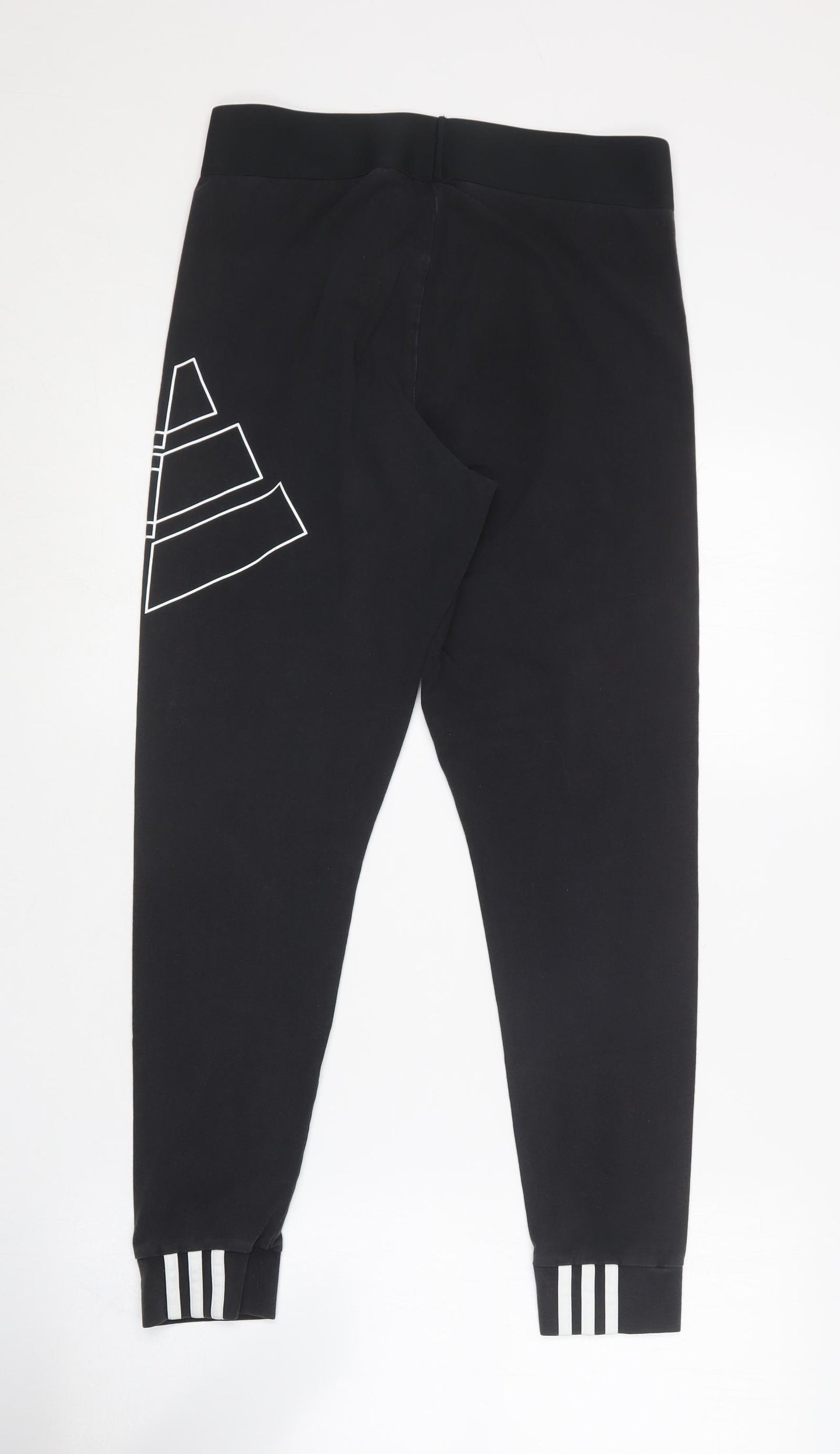 adidas Mens Black  Cotton Compression Leggings Size L L26 in Regular