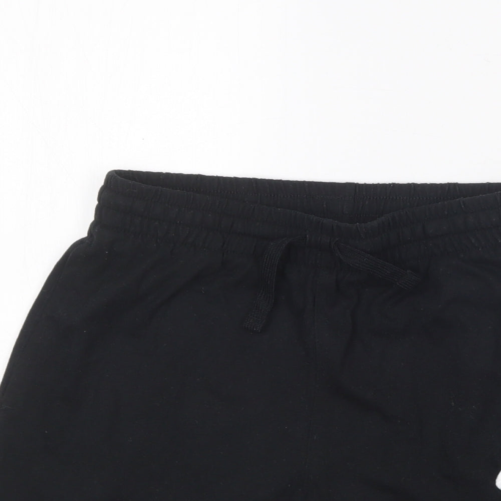 Nike Boys Black  Polyester Sweat Shorts Size M  Regular