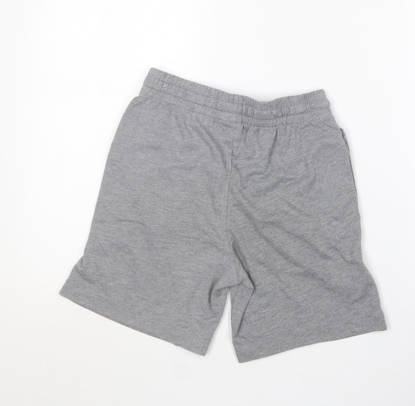 Nike Boys Grey  Polyester Sweat Shorts Size M  Regular