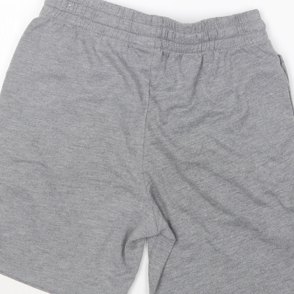 Nike Boys Grey  Polyester Sweat Shorts Size M  Regular