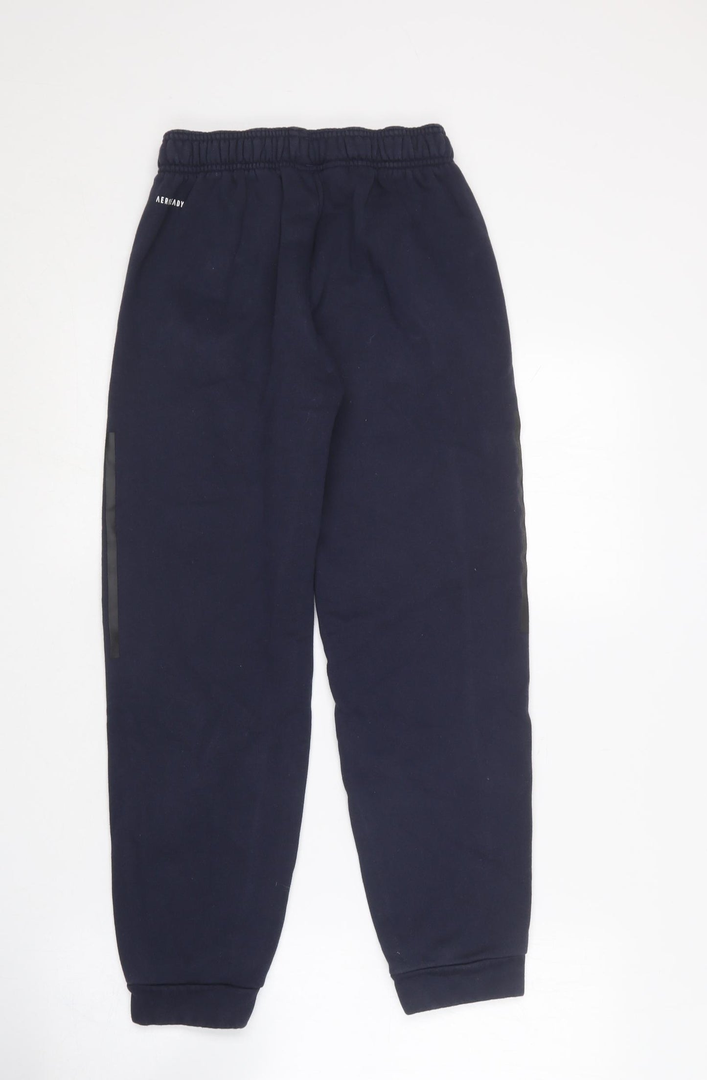 adidas Boys Blue  Cotton Jogger Trousers Size 11-12 Years  Regular