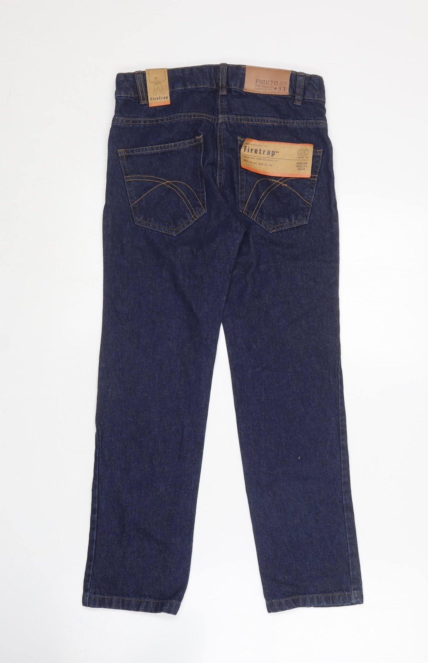 Firetrap Girls Blue  Cotton Straight Jeans Size 11-12 Years  Regular