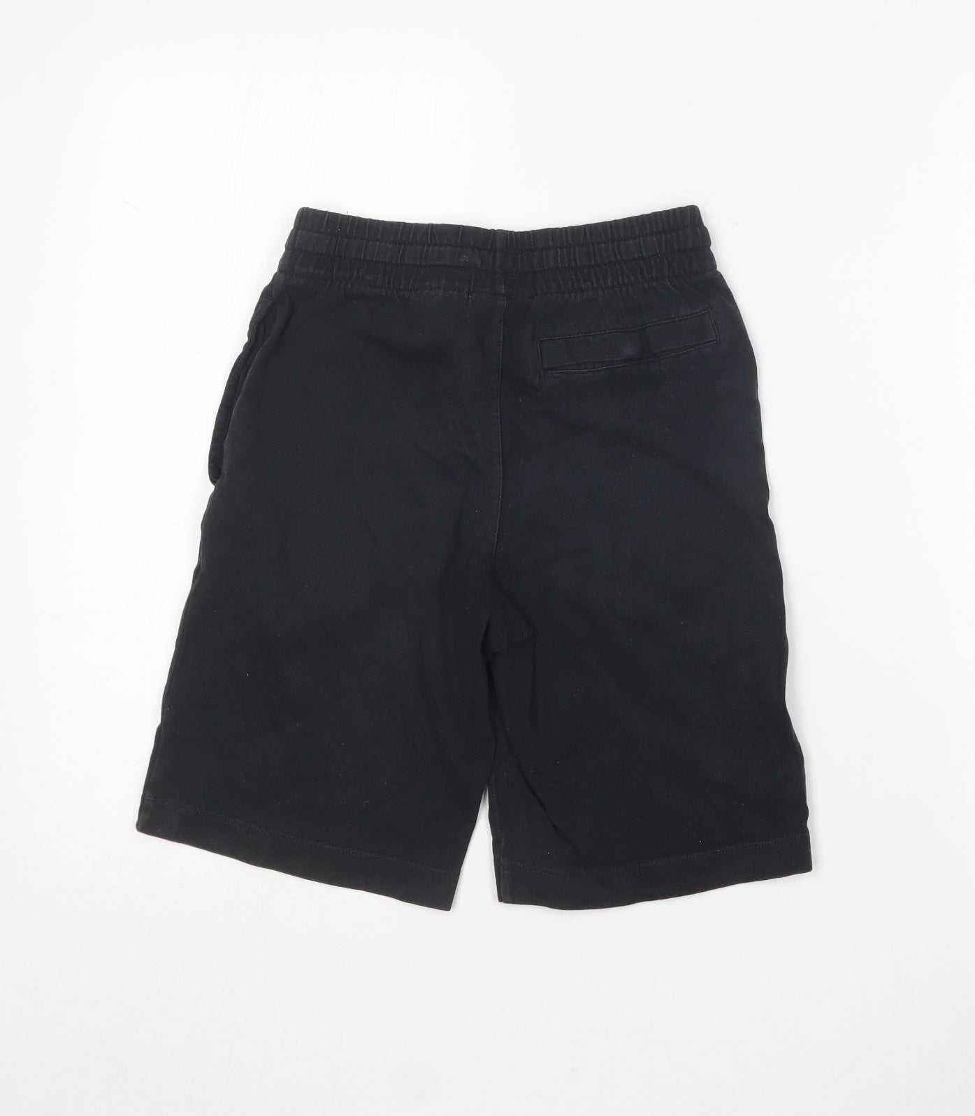 Nike Boys Black  Cotton Sweat Shorts Size M  Regular
