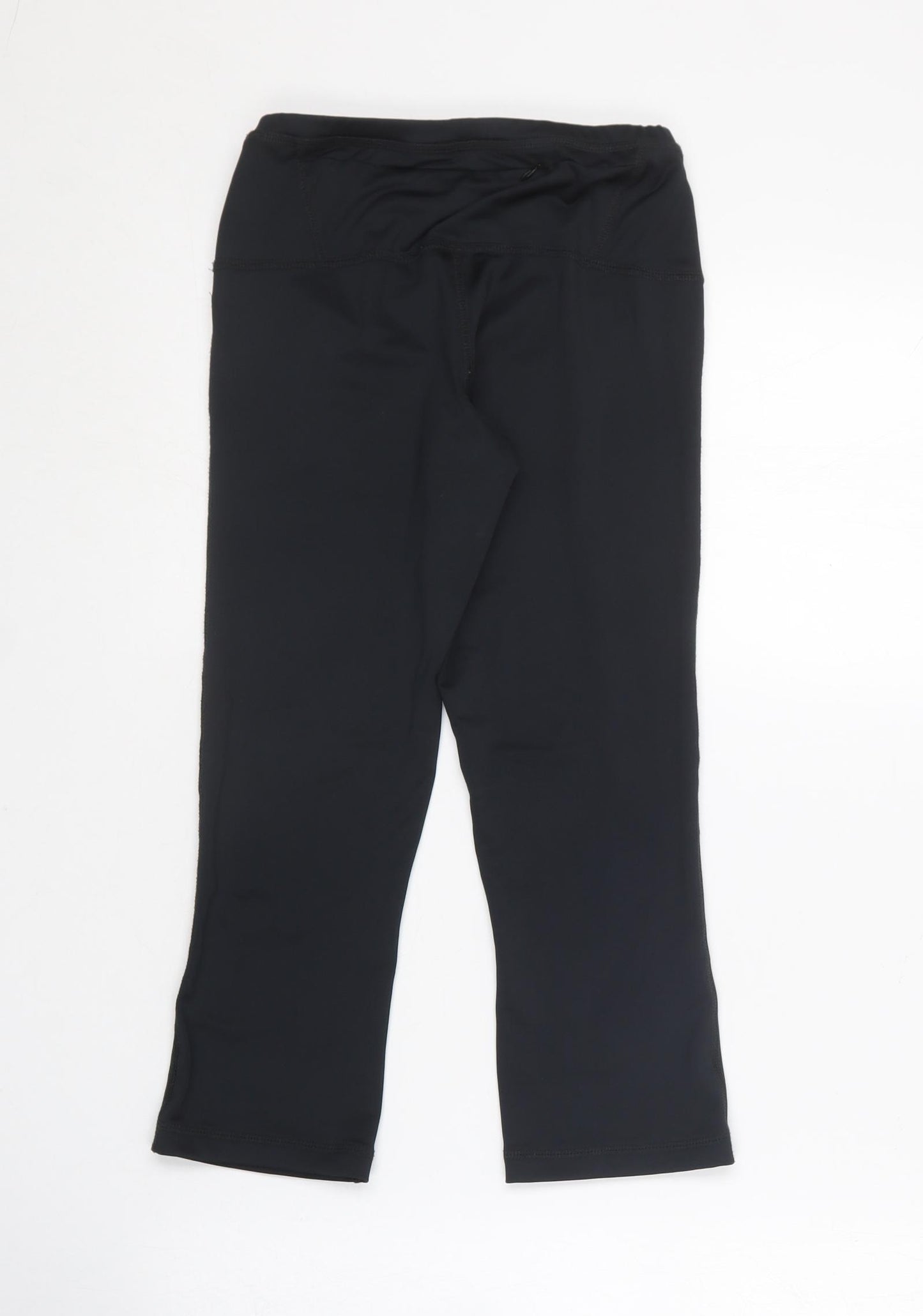 F&F Womens Black  Polyester Compression Leggings Size 6 L18 in Regular