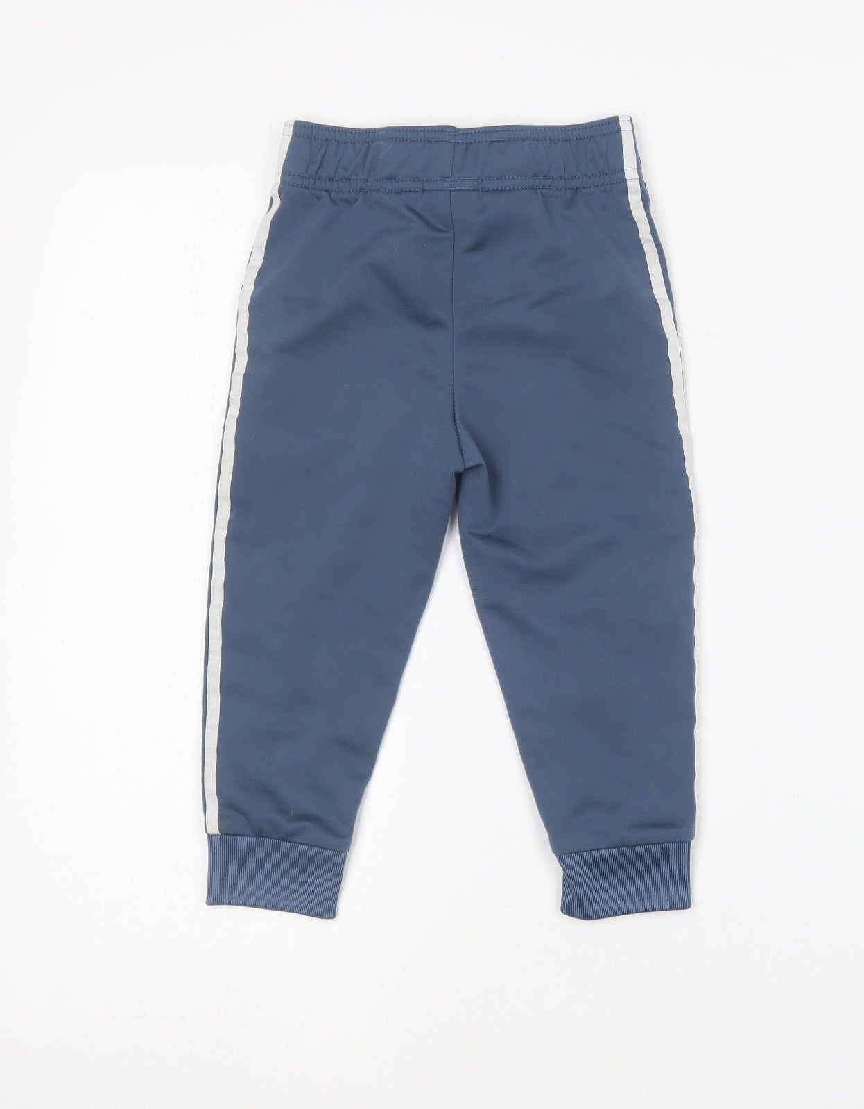 adidas Boys Blue  Polyester Jogger Trousers Size 2-3 Years  Regular