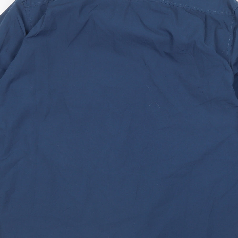 Penguin Mens Blue  Cotton  Button-Up Size XL Collared