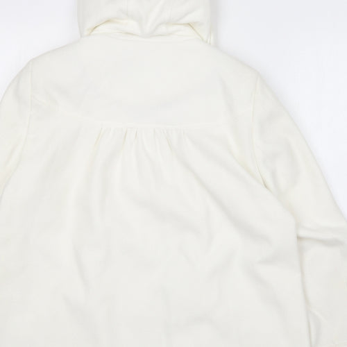 Union Blues Womens Ivory   Overcoat Coat Size 14