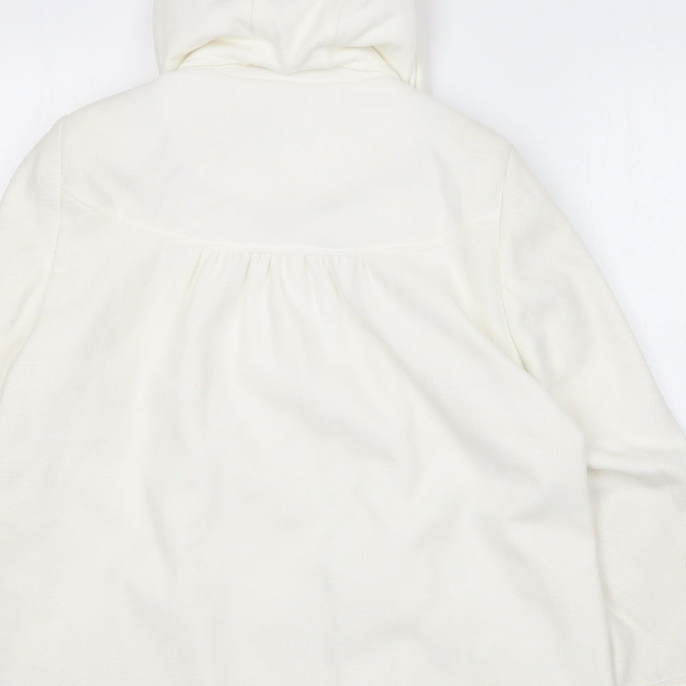 Union Blues Womens Ivory   Overcoat Coat Size 14