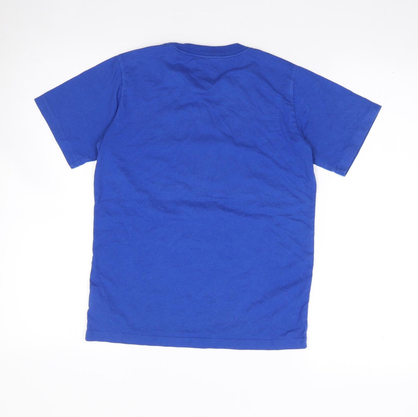 Converse Boys Blue  Cotton Jersey T-Shirt Size 8-9 Years Crew Neck Pullover