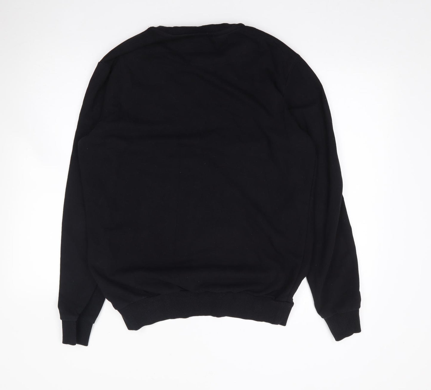 F&F Womens Black  Cotton Pullover Sweatshirt Size L  Pullover - Rainbow