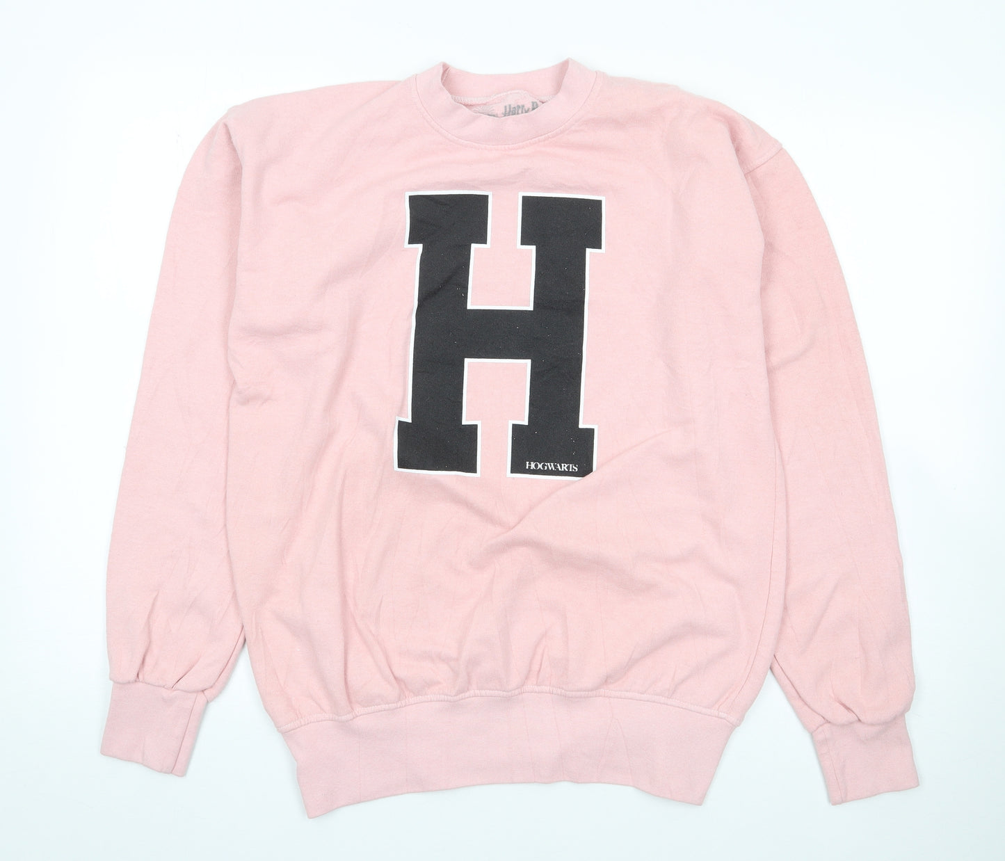 Wizarding World Womens Pink  Cotton Pullover Sweatshirt Size S  Pullover - Harry Potter