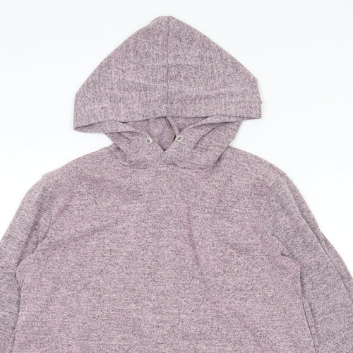 Ayanapa Womens Purple  Viscose Pullover Hoodie Size S  Pullover