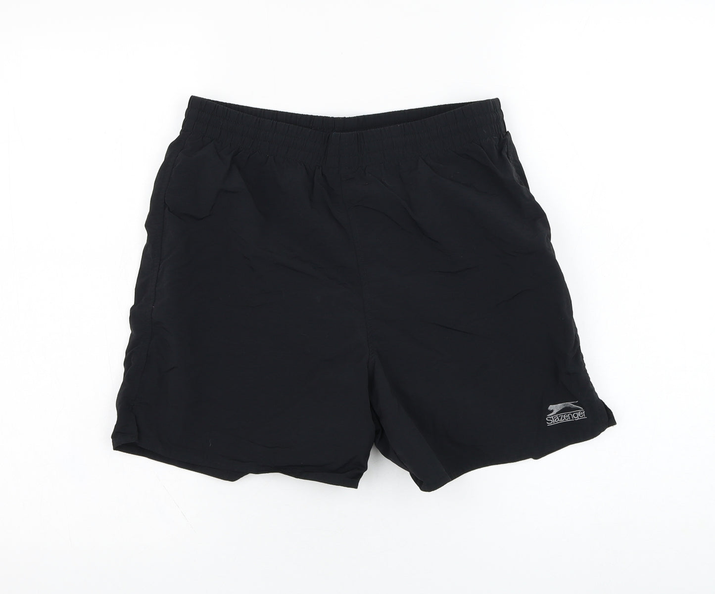 Slazenger Mens Black  Nylon Sweat Shorts Size XS  Regular