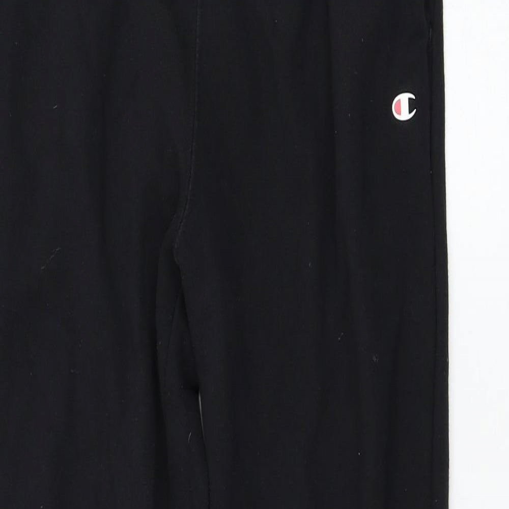 Champion Mens Black  Cotton Jogger Trousers Size M L30 in Regular