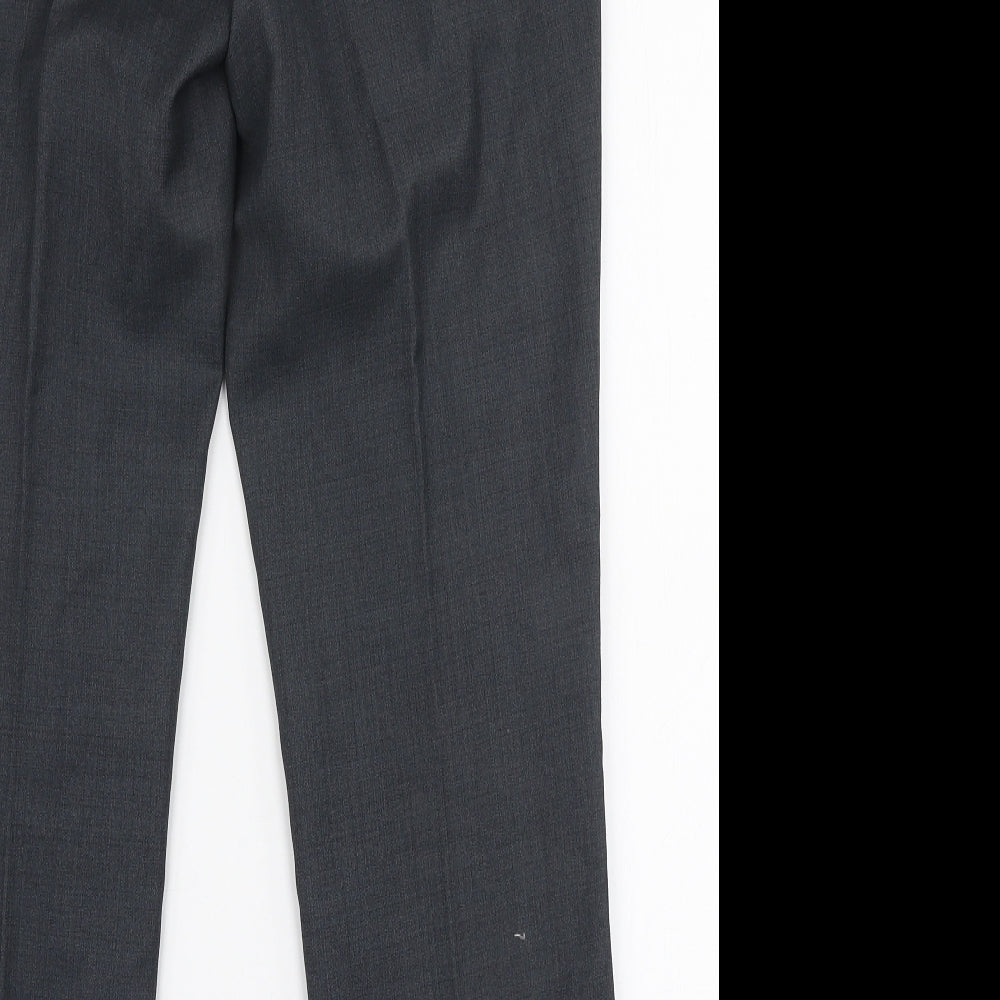 River Island Mens Grey  Polyester Trousers  Size 30 in L27 in Regular Zip