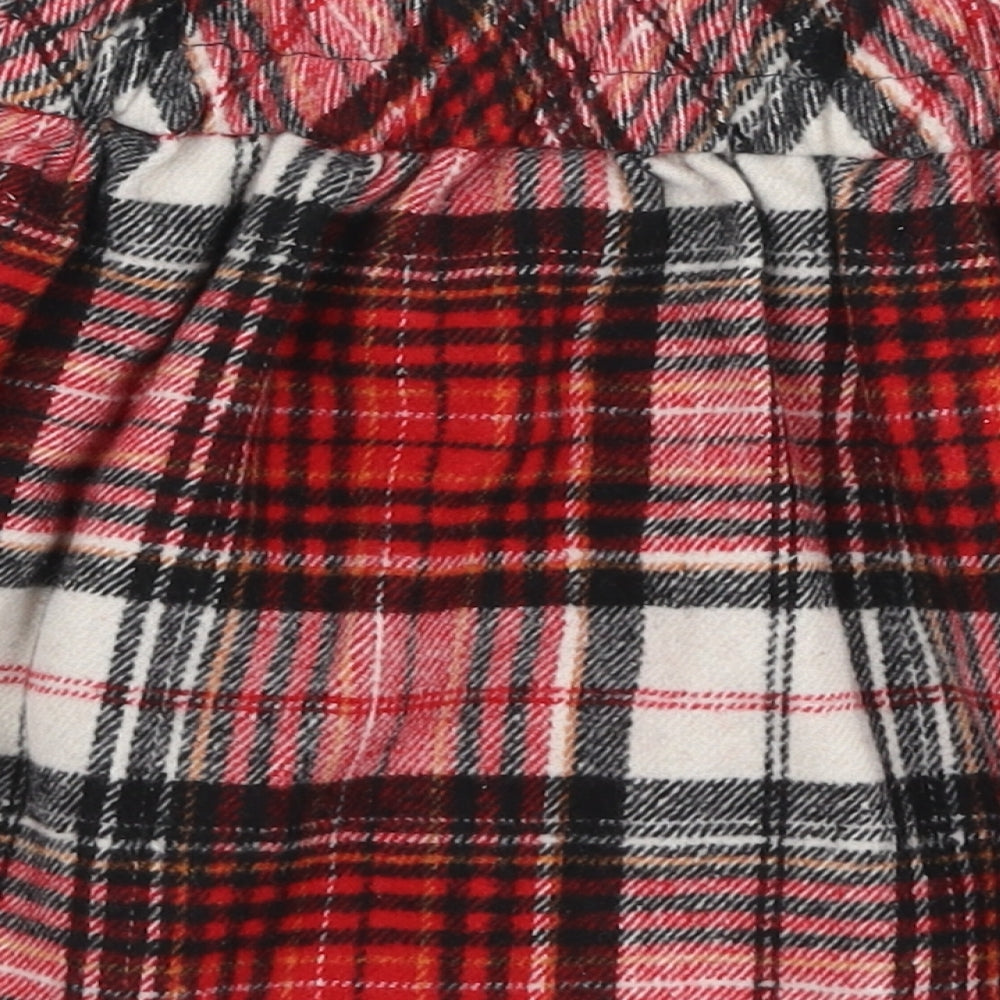 TU Girls Multicoloured Plaid Polyester A-Line Skirt Size 3-4 Years  Regular Pull On