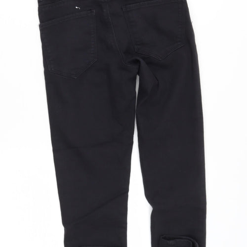Zara Girls Black  Polyester Skinny Jeans Size 9 Months  Regular