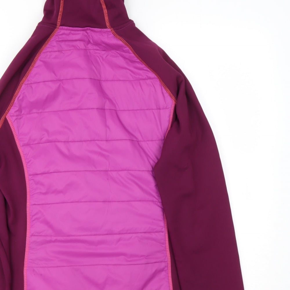 Regatta Womens Purple Round Neck  Polyamide Full Zip Jumper Size M