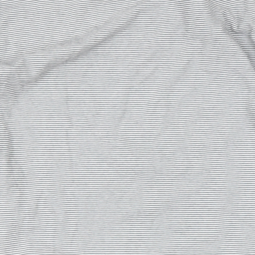 NEXT Girls Grey  Cotton Basic Casual Size 10 Years Round Neck  - Pug christmas