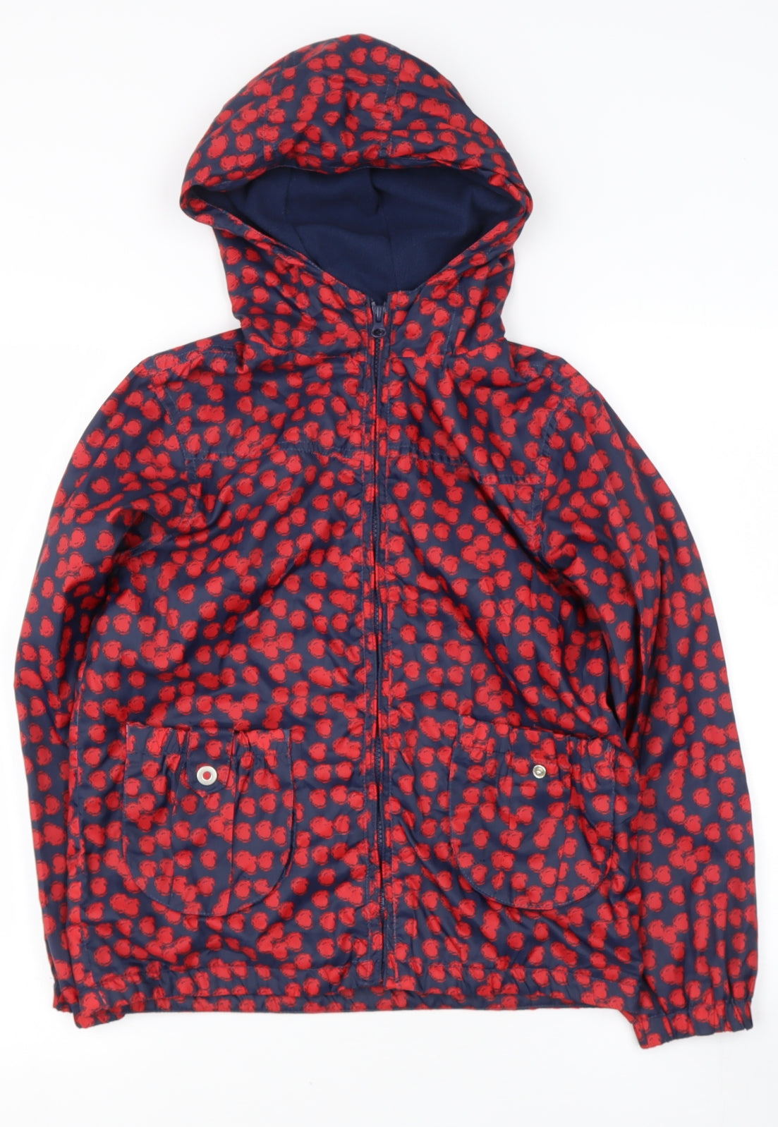 DUNNES Girls Red   Rain Coat Jacket Size 9-10 Years