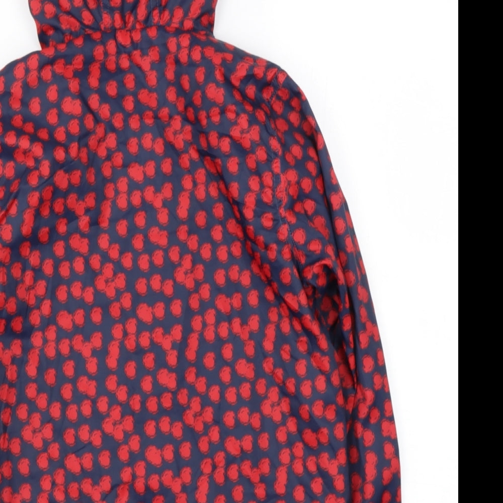 DUNNES Girls Red   Rain Coat Jacket Size 9-10 Years