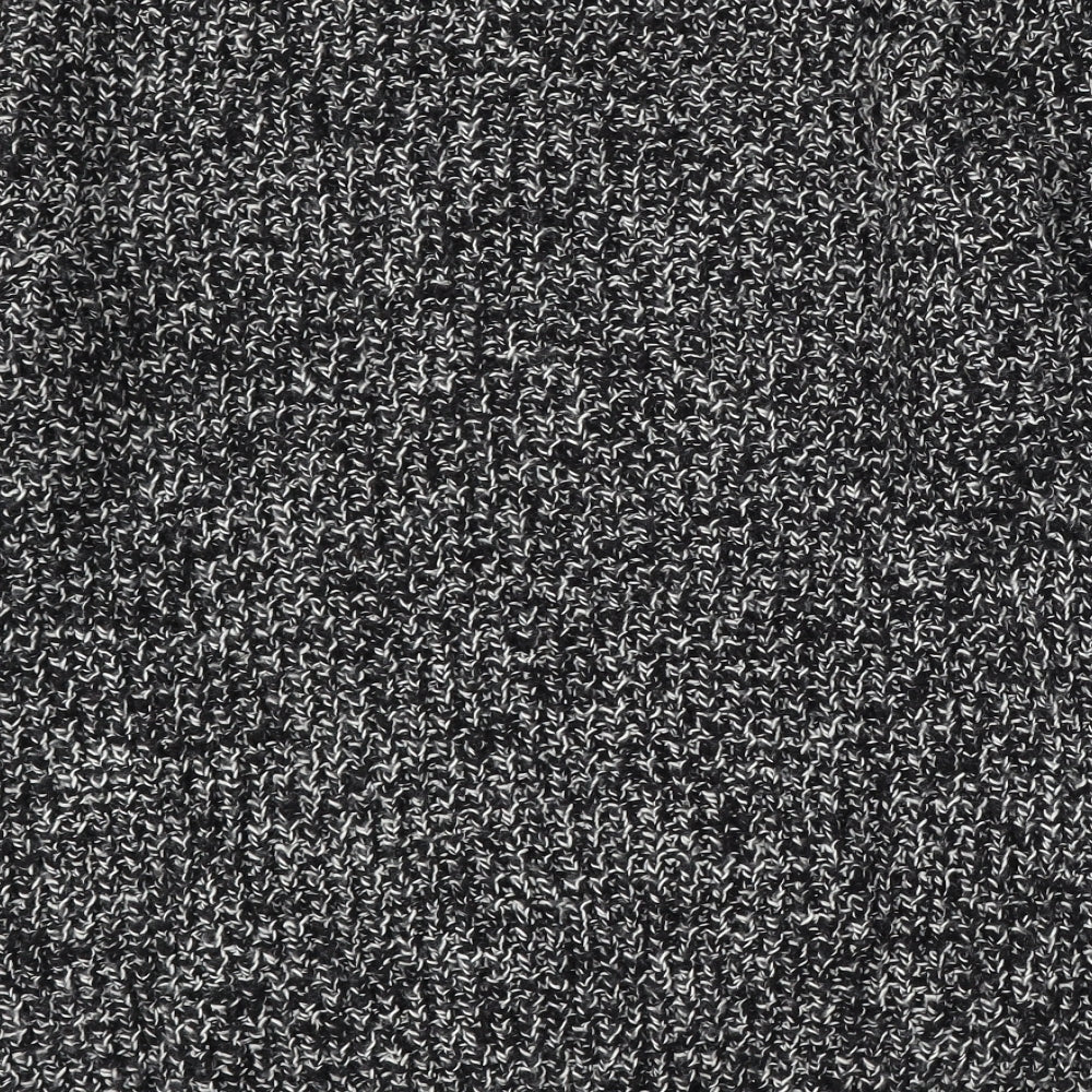 Topman Mens Black Round Neck  Acrylic Pullover Jumper Size L