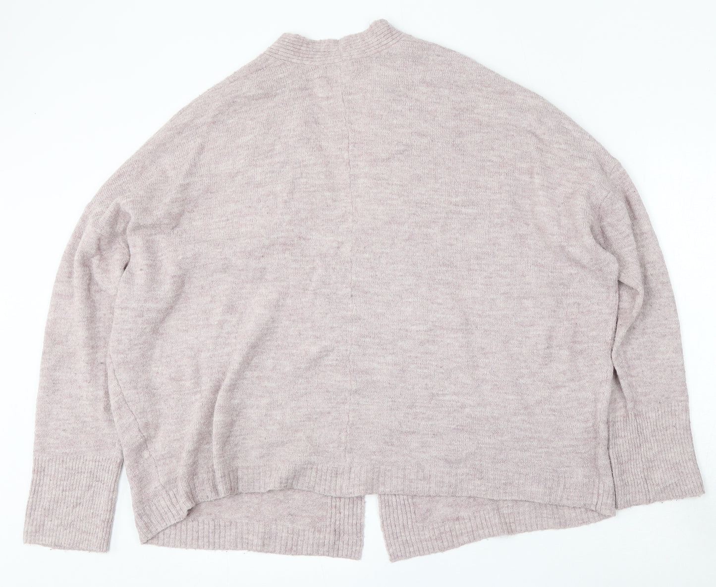 Old Navy Womens Purple V-Neck  Acrylic Cardigan Jumper Size L