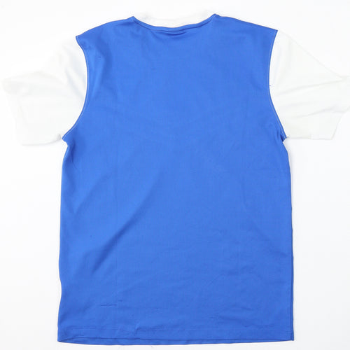 Nike Mens White  Polyester  T-Shirt Size M Round Neck