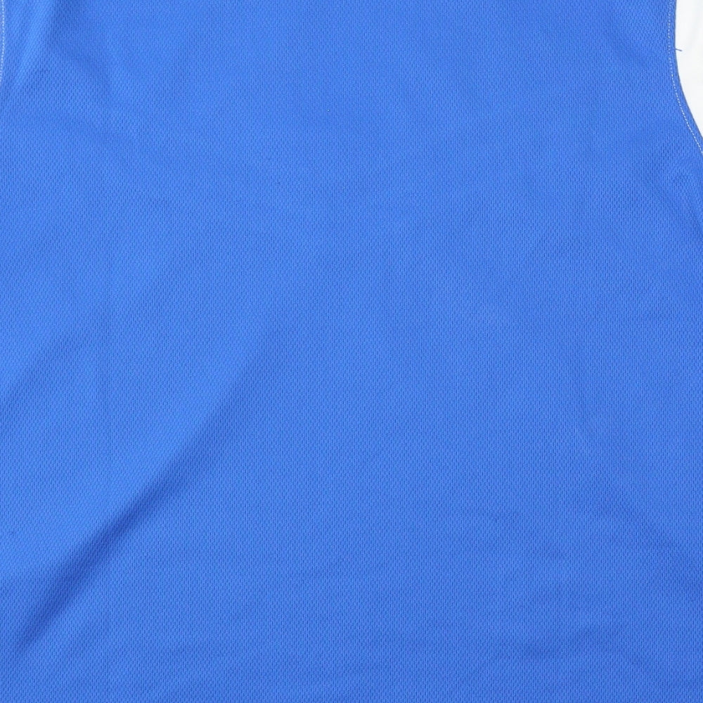 Nike Mens White  Polyester  T-Shirt Size M Round Neck