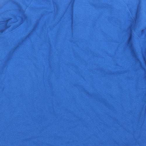 NEXT Boys Blue  Cotton Pullover T-Shirt Size 11 Years Round Neck