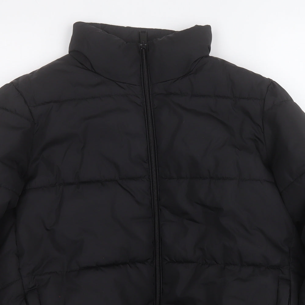 Dunnes Stores Womens Black   Puffer Jacket Blazer Size S