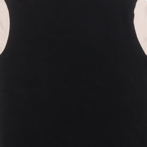 River Island Mens Black  Cotton  T-Shirt Size L Round Neck