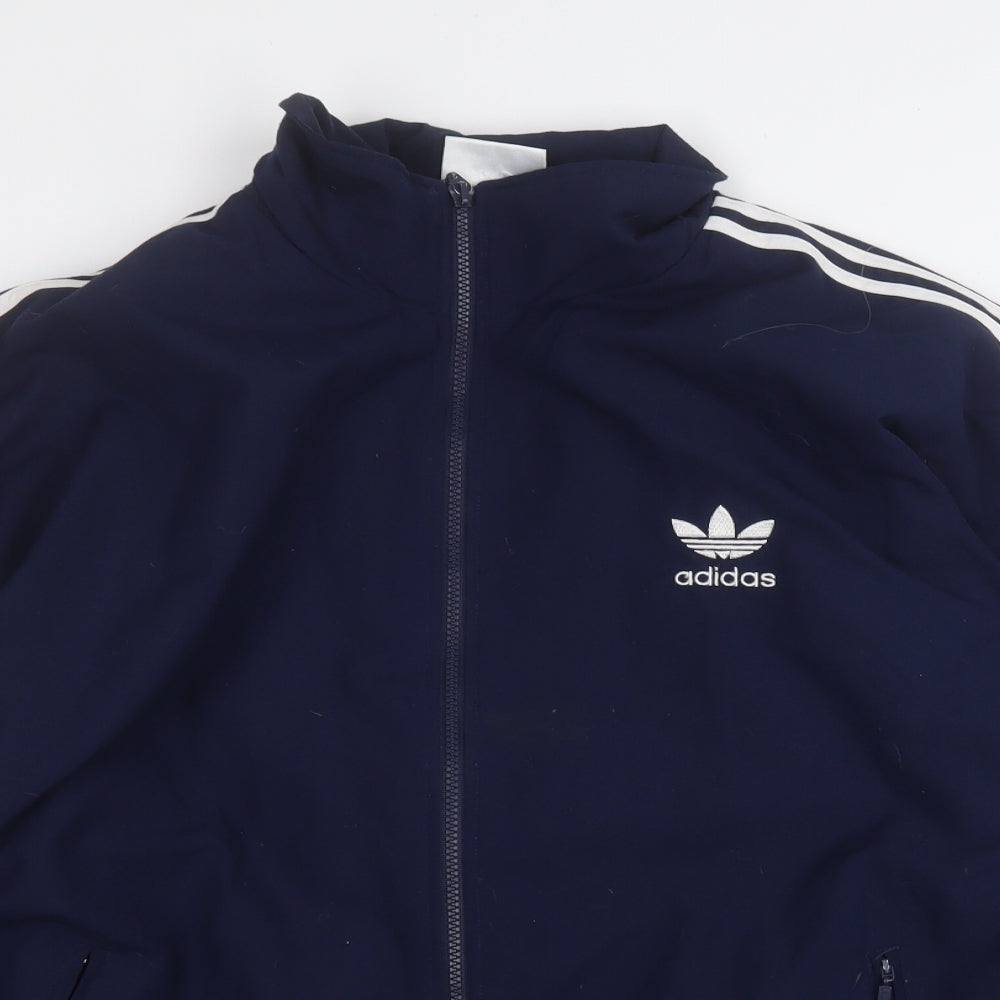 adidas Mens Blue   Jacket  Size L