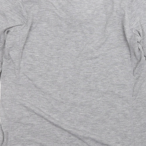 Papaya Womens Grey Round Neck  Polyester Pullover Jumper Size 8