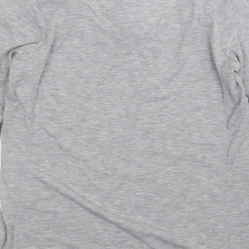 Papaya Womens Grey Round Neck  Polyester Pullover Jumper Size 8