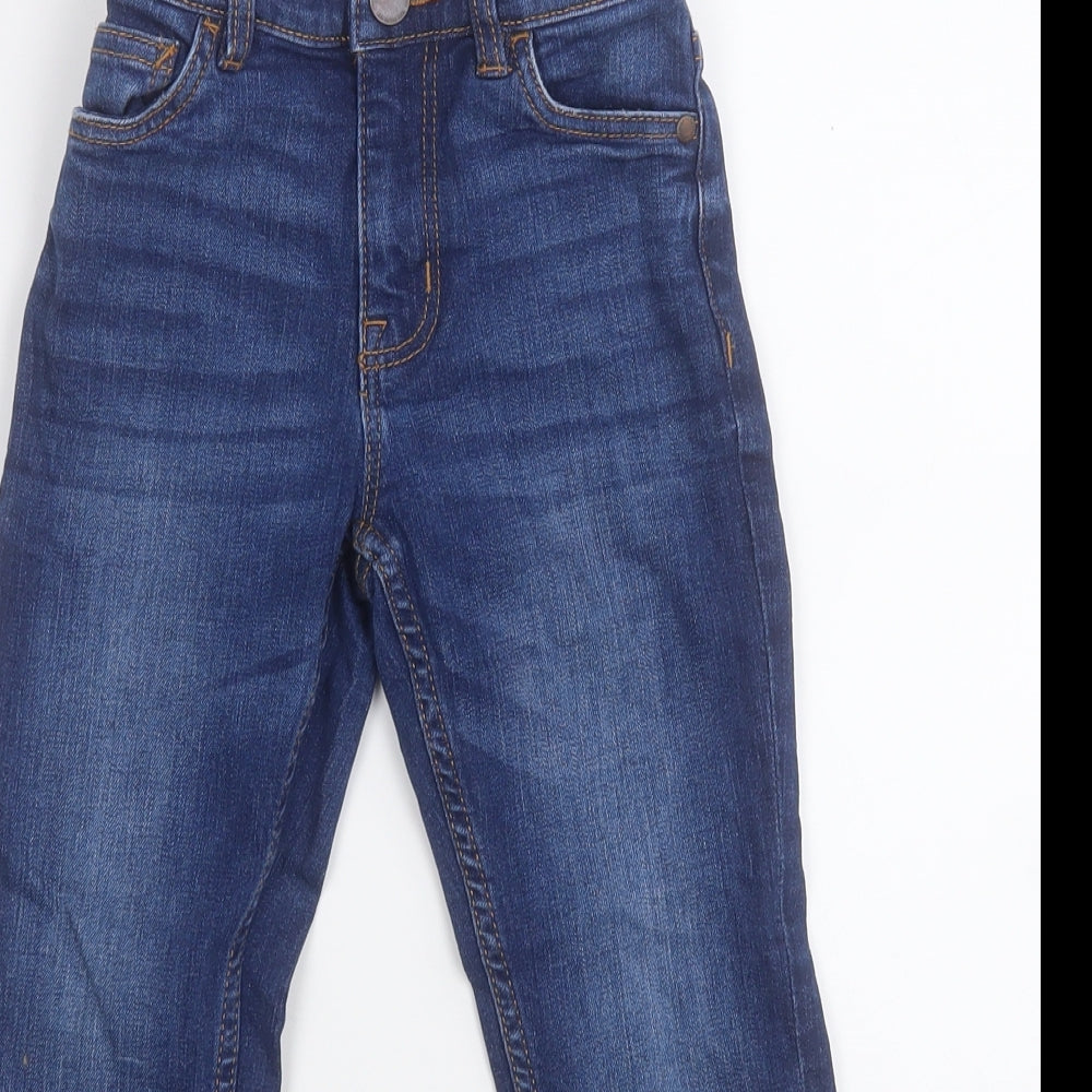 NEXT Boys Blue  Cotton Straight Jeans Size 4 Years  Regular