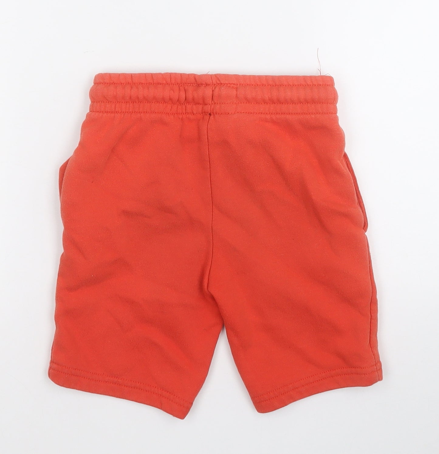 Primark Boys Orange  Cotton Sweat Shorts Size 5-6 Years  Regular