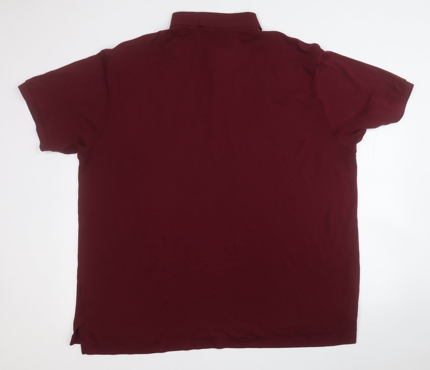 Polo Ralph Lauren Mens Purple  Polyester  Polo Size 2XL Collared