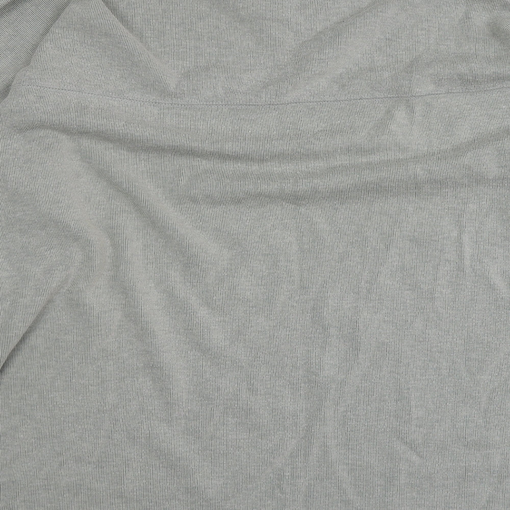 Reebok Mens Grey  Cotton Pullover Sweatshirt Size L