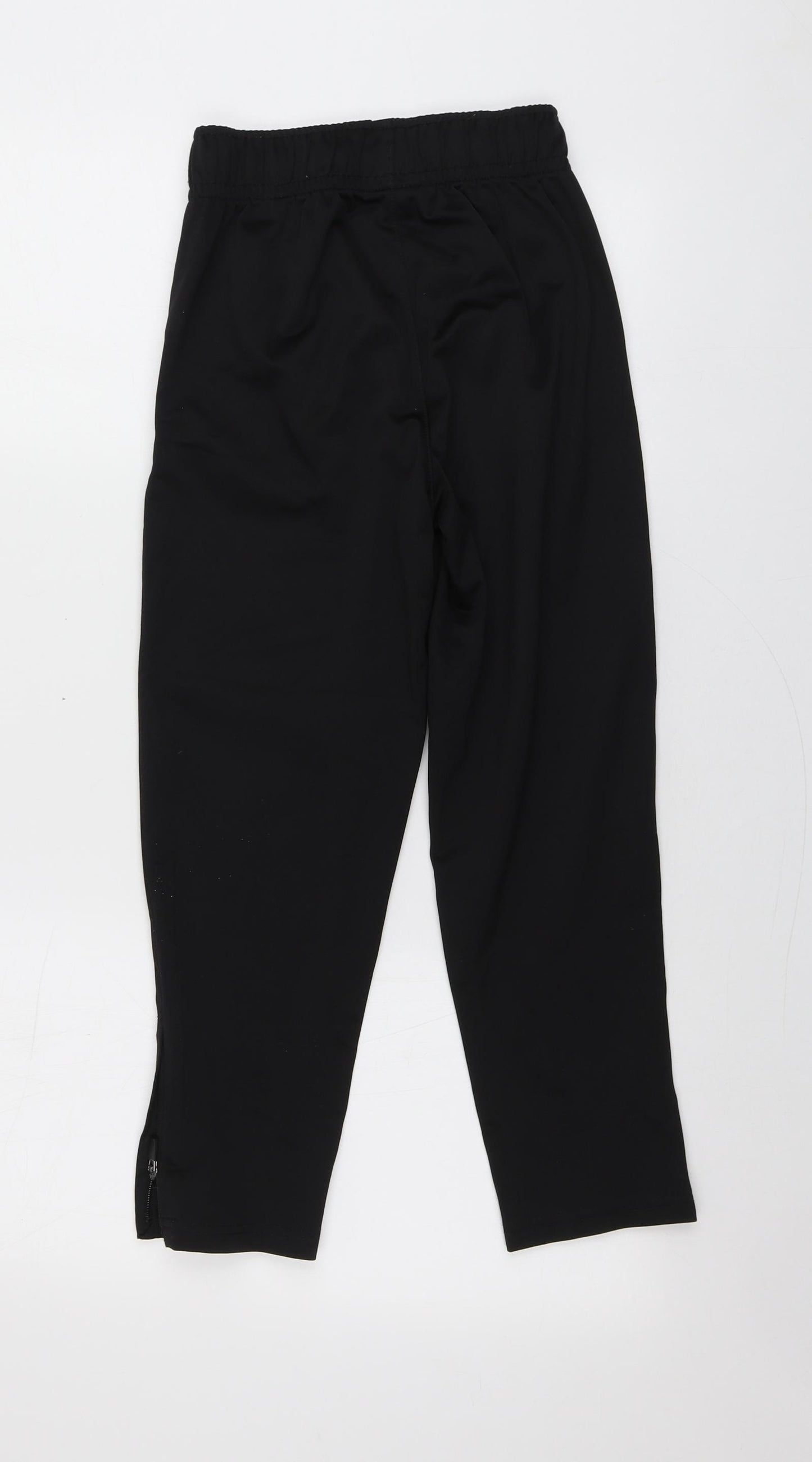 Slazenger Boys Black  Polyester Jogger Trousers Size 9-10 Years  Regular
