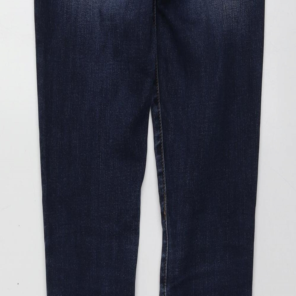 Abercrombie & Fitch Womens Blue  Cotton Skinny Jeans Size 27 L32 in Regular