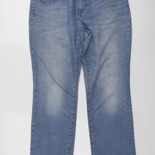 Gap Womens Blue  Cotton Capri Jeans Size 10 L26 in Regular